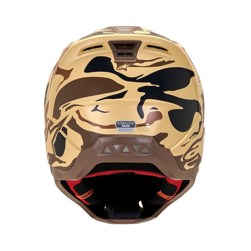 Alpinestars S-M5 Mineral Matte Dark Brown Camo Motocross kaciga