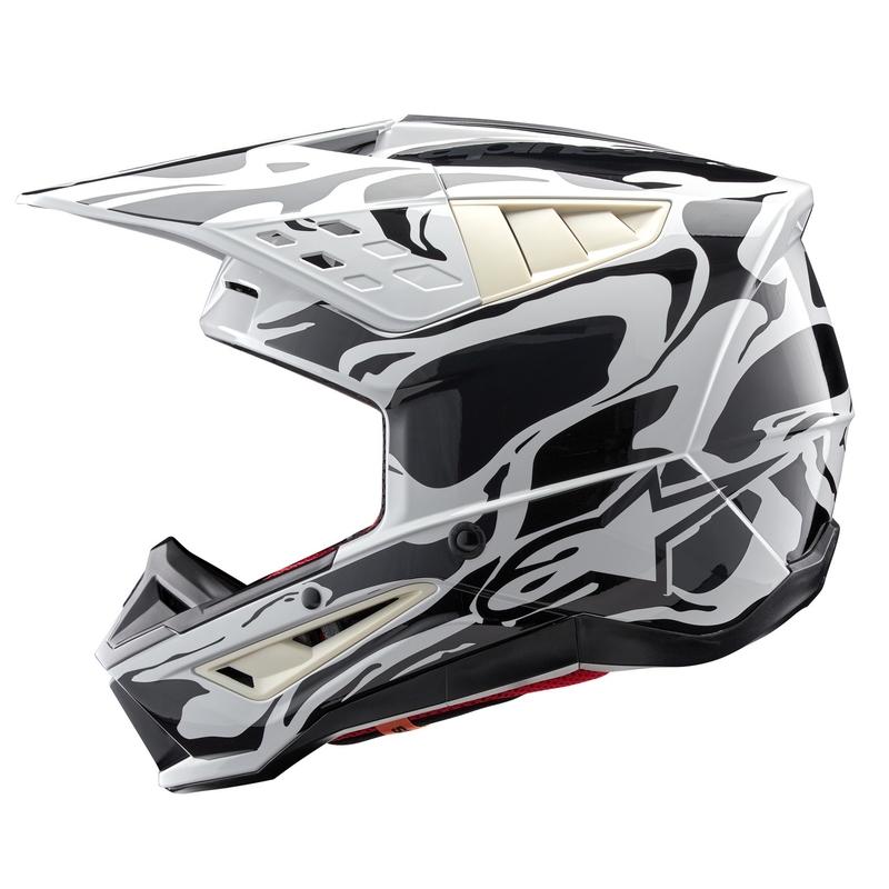 Alpinestars S-M5 Mineral siva maskirna kaciga za motocross