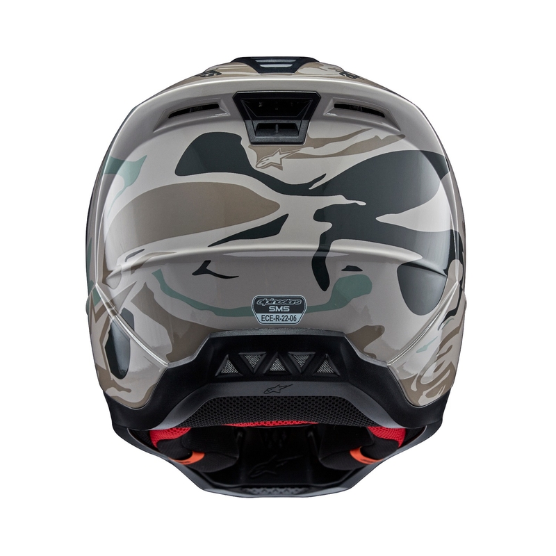 Motocross kaciga Alpinestars S-M5 Mineral sivo-zelena camo