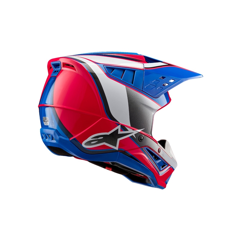 Alpinestars S-M5 Sail Motocross kaciga bijelo-ružičasto-plava