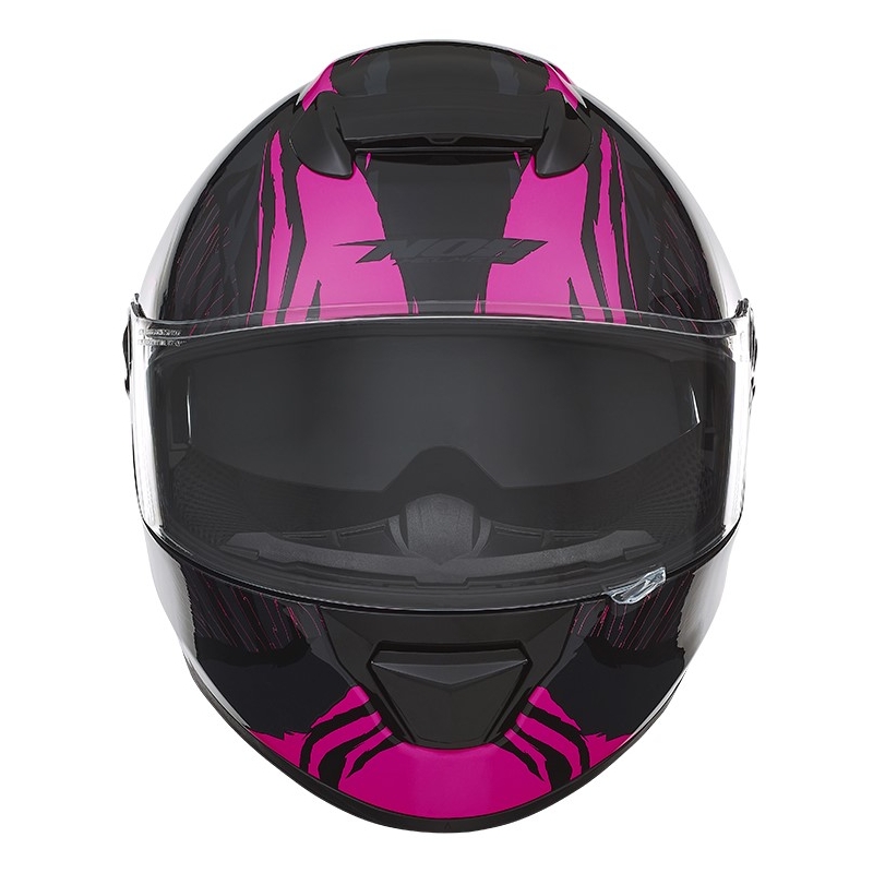 Integralna motoristička kaciga NOX N301 Wild black-fluo pink rasprodaja