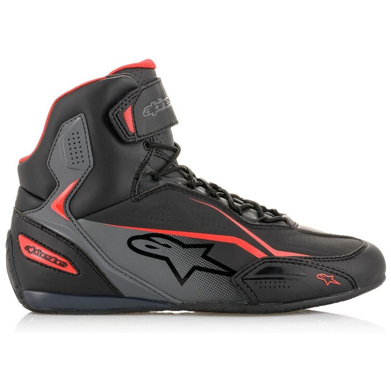 Motorističke čizme Alpinestars Faster-3 crno-sivo-crvene