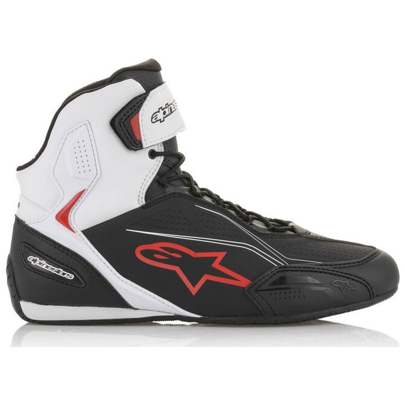 Motorističke čizme Alpinestars Faster-3 crno-bijelo-crvene