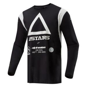 Alpinestars Techdura motocross majica crna