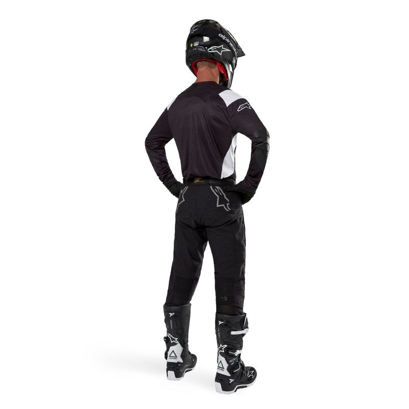 Alpinestars Techdura motocross majica crna