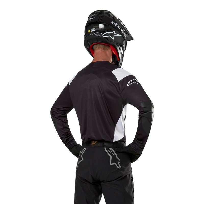 Alpinestars Techdura motocross majica crna
