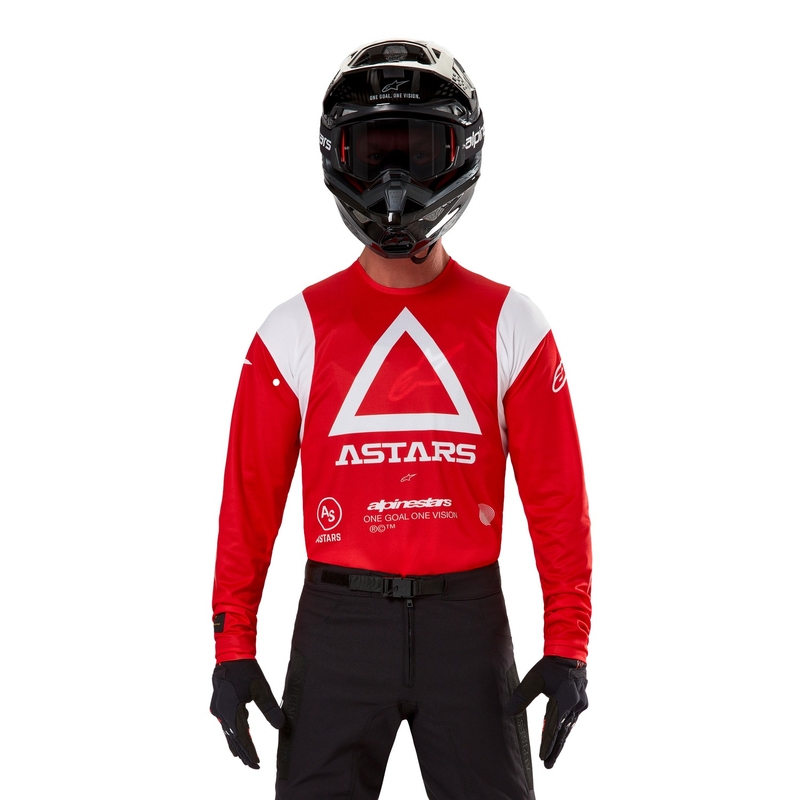 Motocross dres Alpinestars Techdura fluo crveni