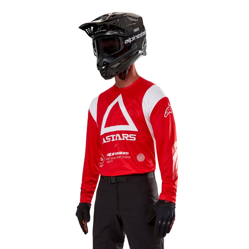 Motocross dres Alpinestars Techdura fluo crveni