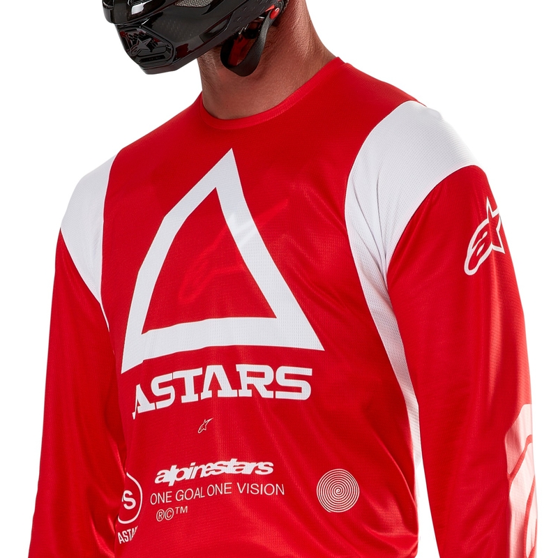 Motocross dres Alpinestars Techdura fluo crveni