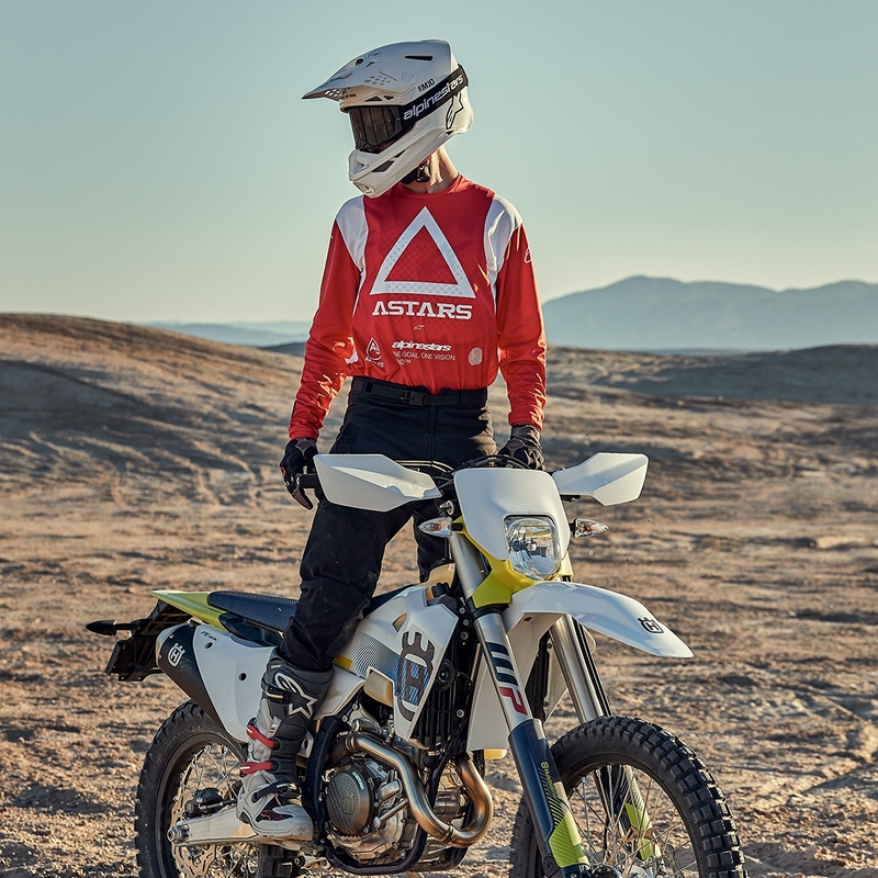 Motocross dres Alpinestars Techdura fluo crveni