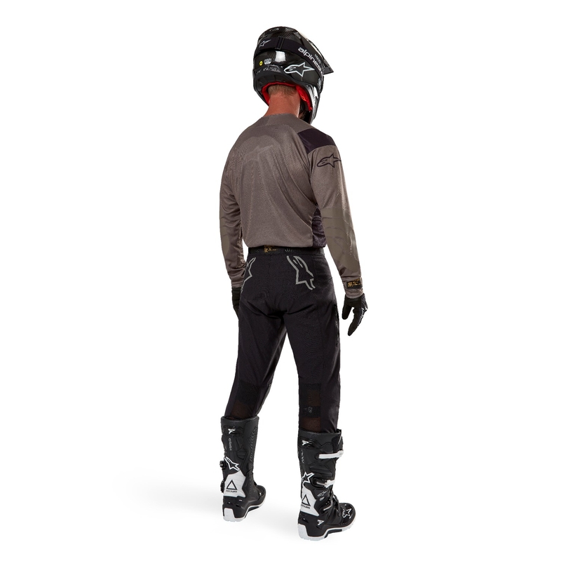 Alpinestars Techdura motocross majica smeđa