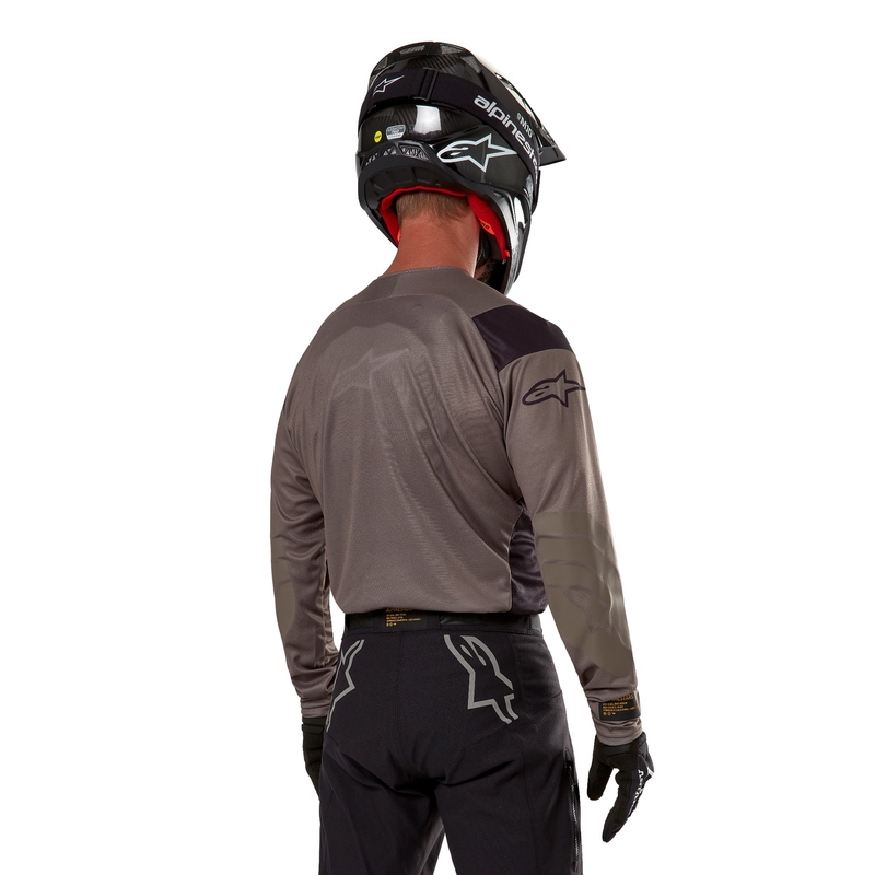 Alpinestars Techdura motocross majica smeđa