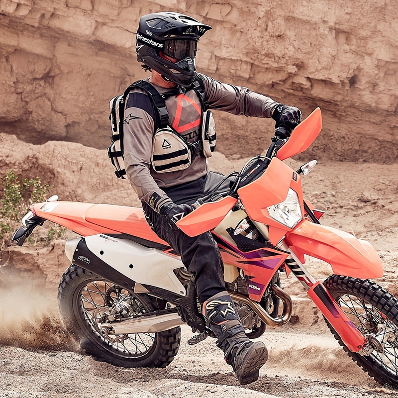 Alpinestars Techdura motocross majica smeđa