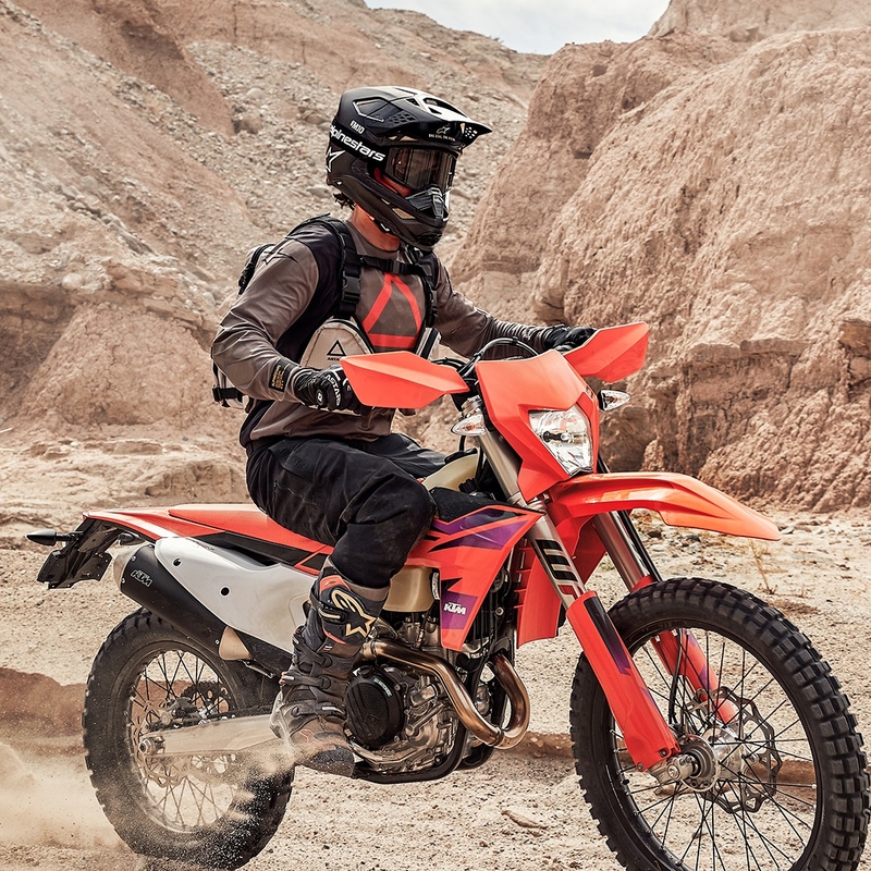 Alpinestars Techdura motocross majica smeđa