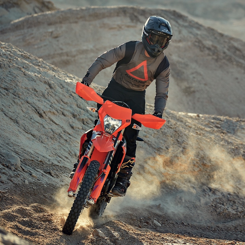 Alpinestars Techdura motocross majica smeđa
