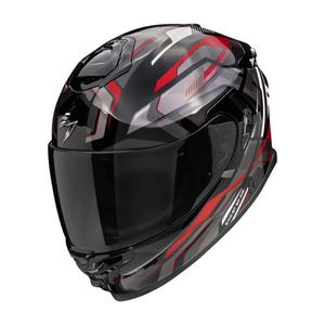 Integralna motociklistička kaciga Scorpion EXO-GT SP Air Augusta crno-sivo-crvena