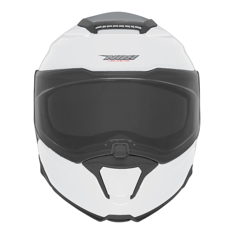 Motociklistička kaciga na preklop NOX N967 bijela