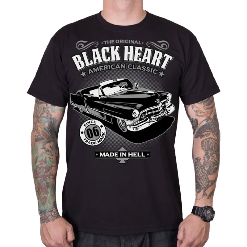 Majica Black Heart Cadillac crna