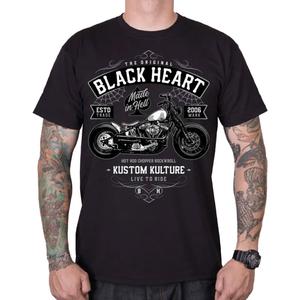 Majica Black Heart Moto Kult crna