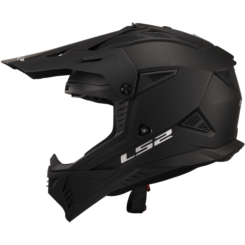 Motocross kaciga LS2 MX708 Fast II Solid mat crna
