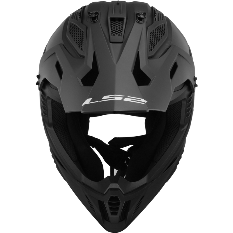 Motocross kaciga LS2 MX708 Fast II Solid mat crna