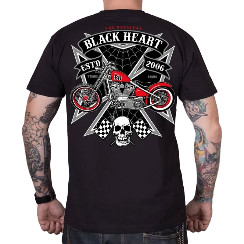 Majica Black Heart Rock Iron crna