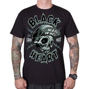 Majica kratkih rukava Black Heart Spike crna