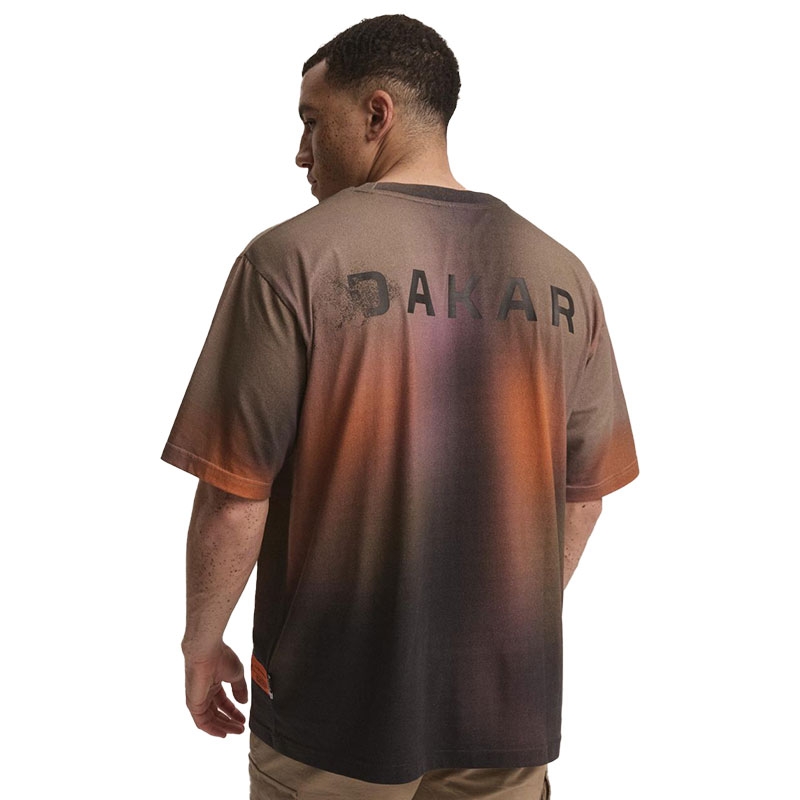 Majica kratkih rukava Dakar DES 5 smeđa camo