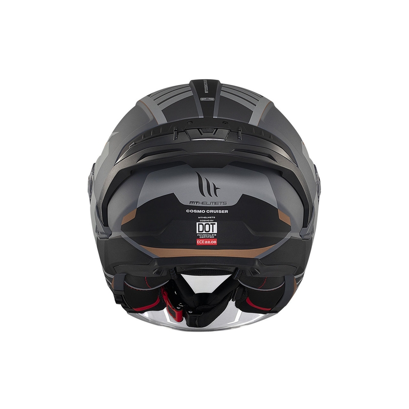 Otvorena kaciga MT Cosmo SV Cruiser mat sivo-crna