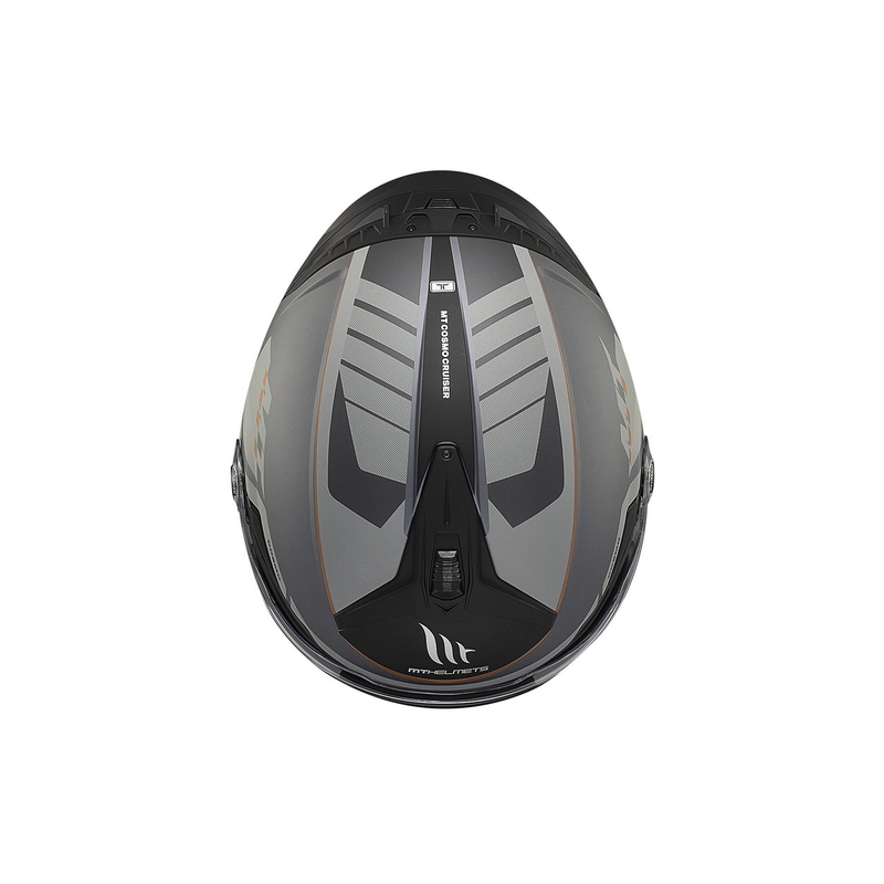 Otvorena kaciga MT Cosmo SV Cruiser mat sivo-crna