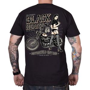 Majica Black Heart Chopper Pussy crna