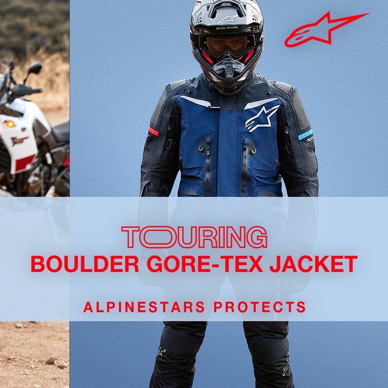 Alpinestars Boulder Gore-Tex motociklistička jakna tamnoplavo-crna