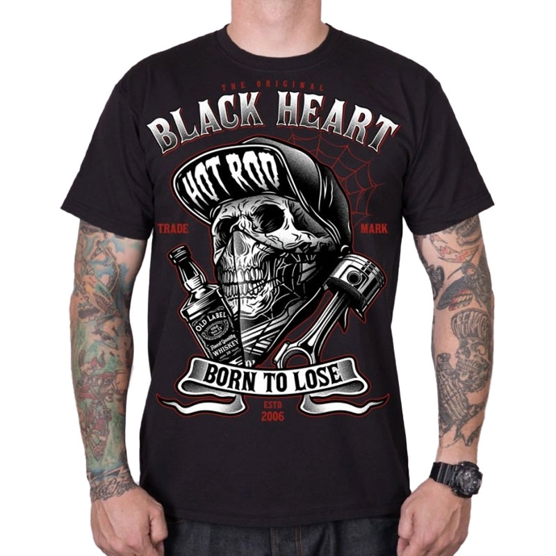 Majica Black Heart Buddy crna
