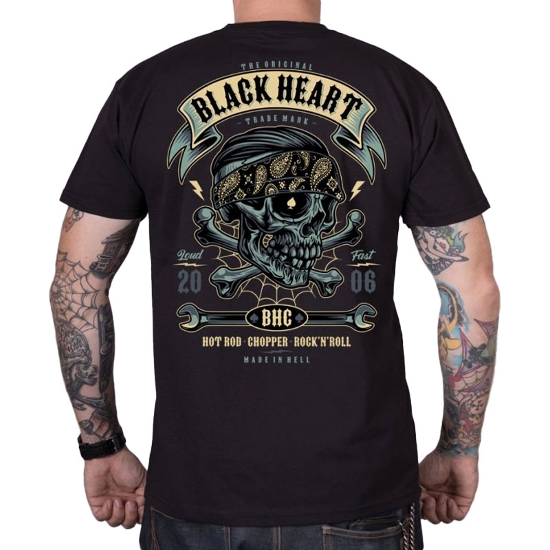 Majica Black Heart Bandana Boy crna