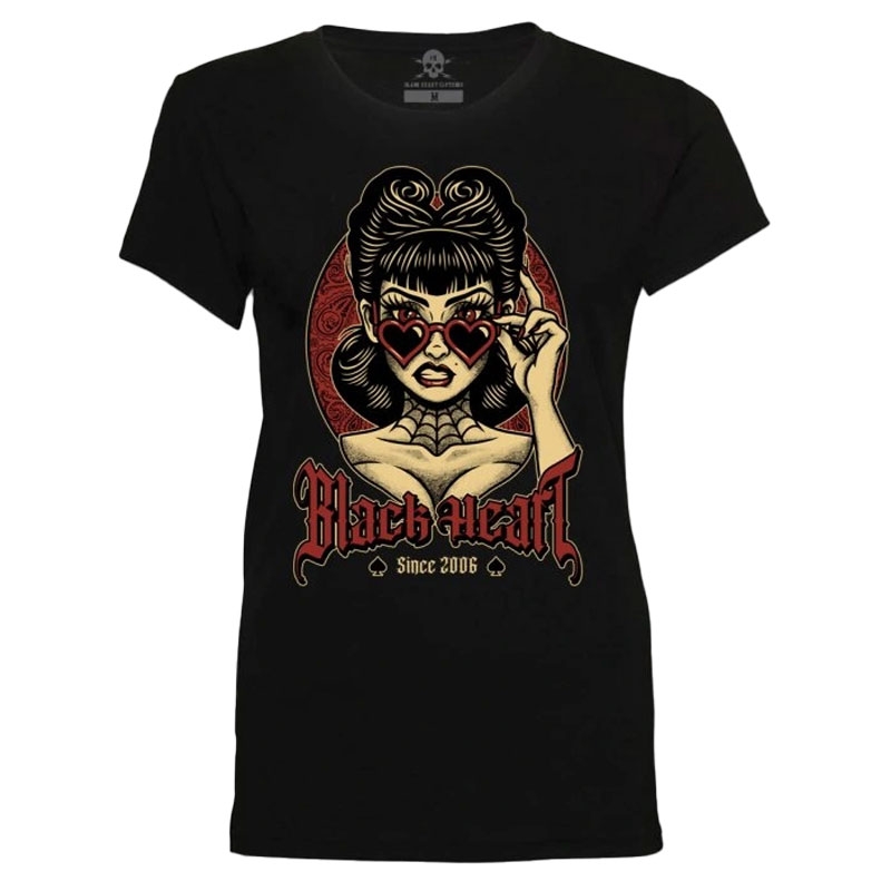 Ženska majica kratkih rukava Black Heart Pretty crna