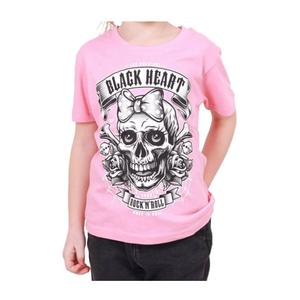 Dječja majica Black Heart Miss Murder roza