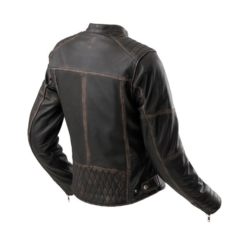 Rebelhorn Hunter II ženska kožna motociklistička jakna smeđa