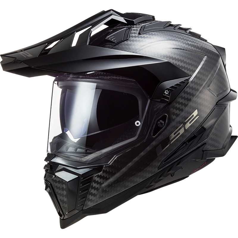 Enduro kaciga LS2 MX701 Explorer Carbon sjajno crna