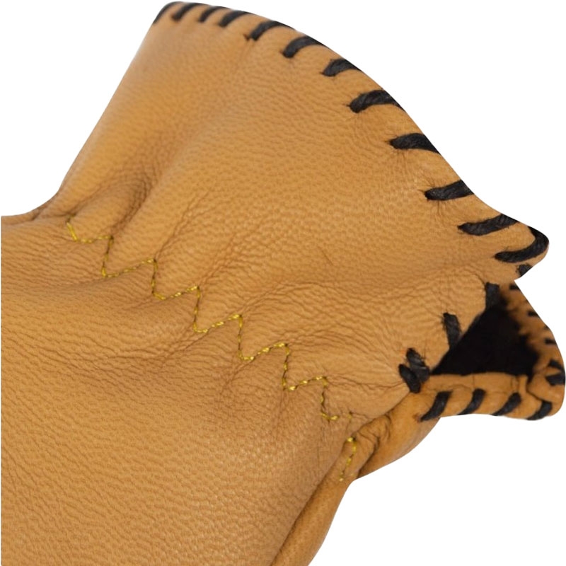 Chopper rukavice Black Heart Skull Gloves smeđe
