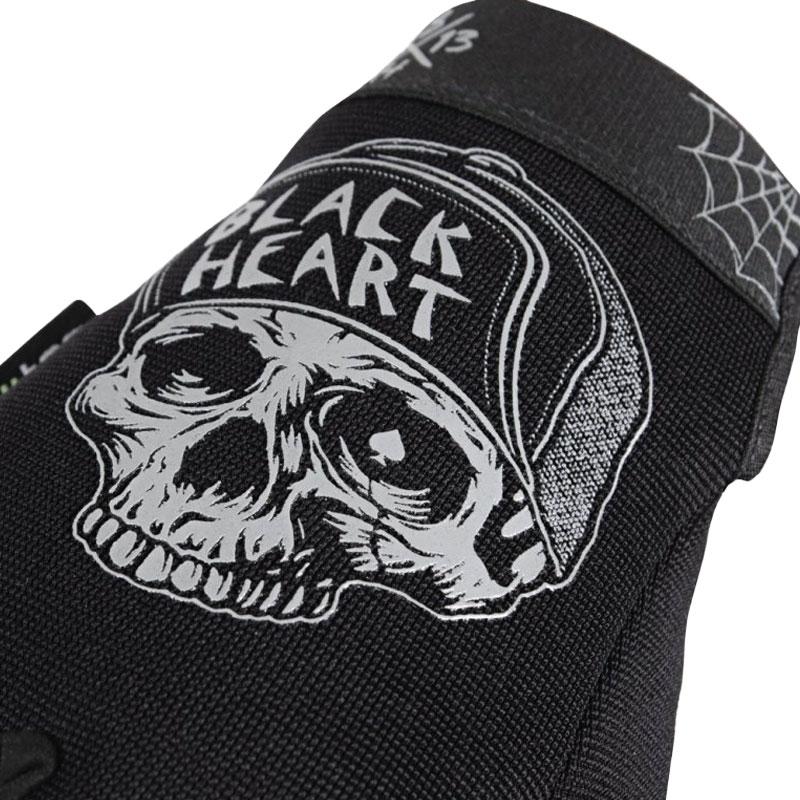 Black Heart W-TEC Garage Built chopper rukavice crne boje