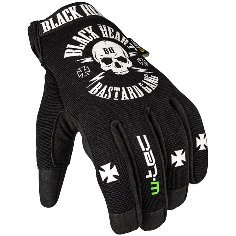 Black Heart W-TEC Radegester chopper rukavice crne