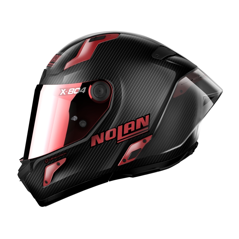 Integralna motociklistička kaciga Nolan X-804 RS Ultra Carbon Iridium Edition crno-crvena