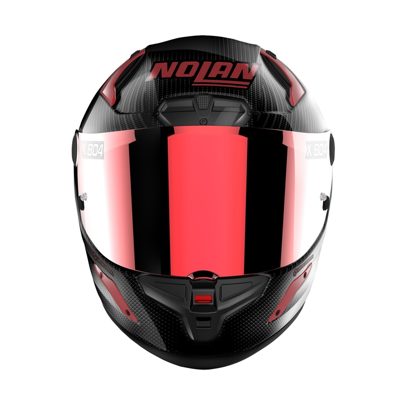 Integralna motociklistička kaciga Nolan X-804 RS Ultra Carbon Iridium Edition crno-crvena