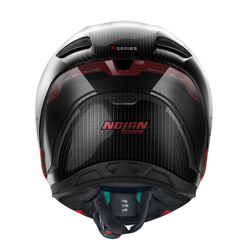 Integralna motociklistička kaciga Nolan X-804 RS Ultra Carbon Iridium Edition crno-crvena