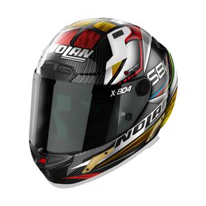 Integralna motociklistička kaciga Nolan X-804 RS Ultra Carbon SBK crno-crveno-zlatna