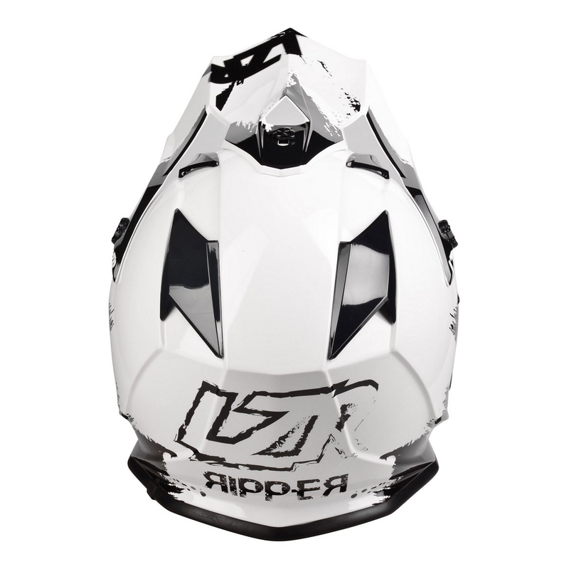 Motocross kaciga Lazer OR-1 Ripper bijelo-crna