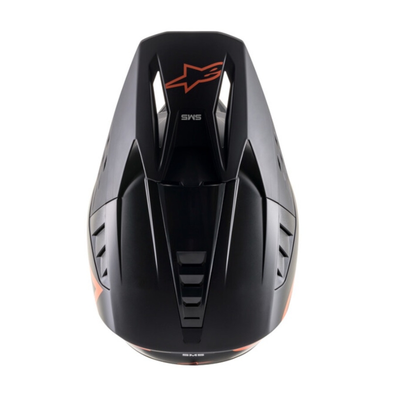 Alpinestars S-M5 Compass motokros kaciga crno-fluo narančasta