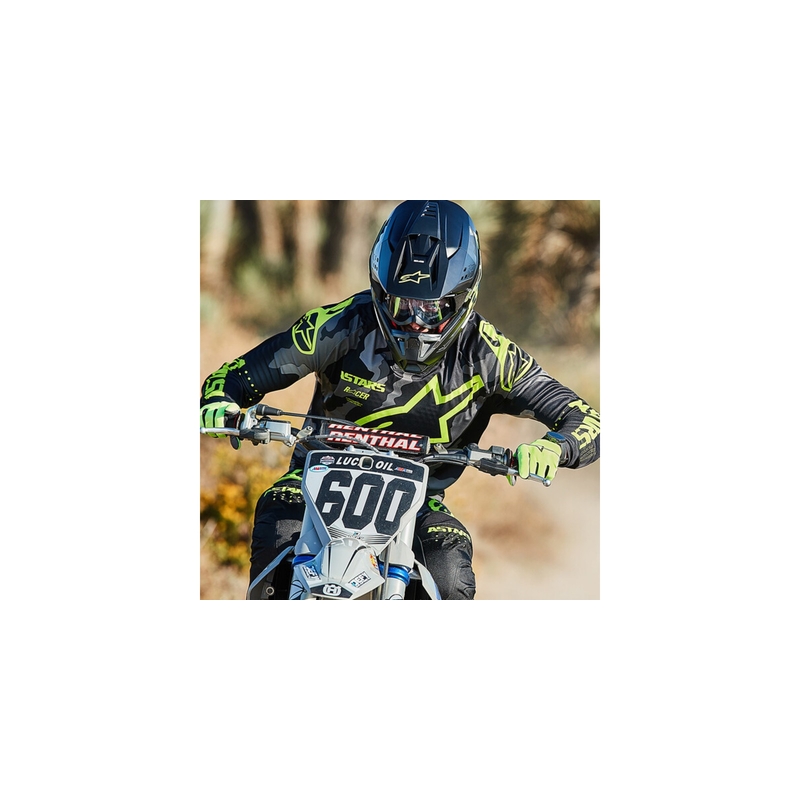Alpinestars S-M5 Compass motokros kaciga crno-fluo žuta