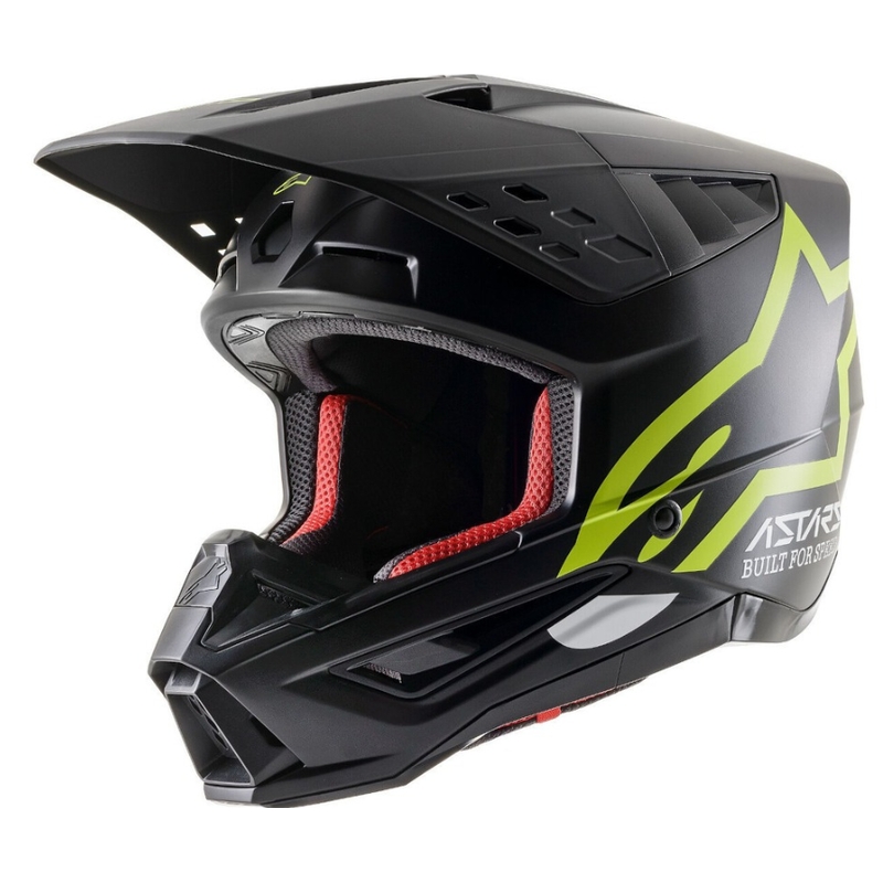 Alpinestars S-M5 Compass motokros kaciga crno-fluo žuta