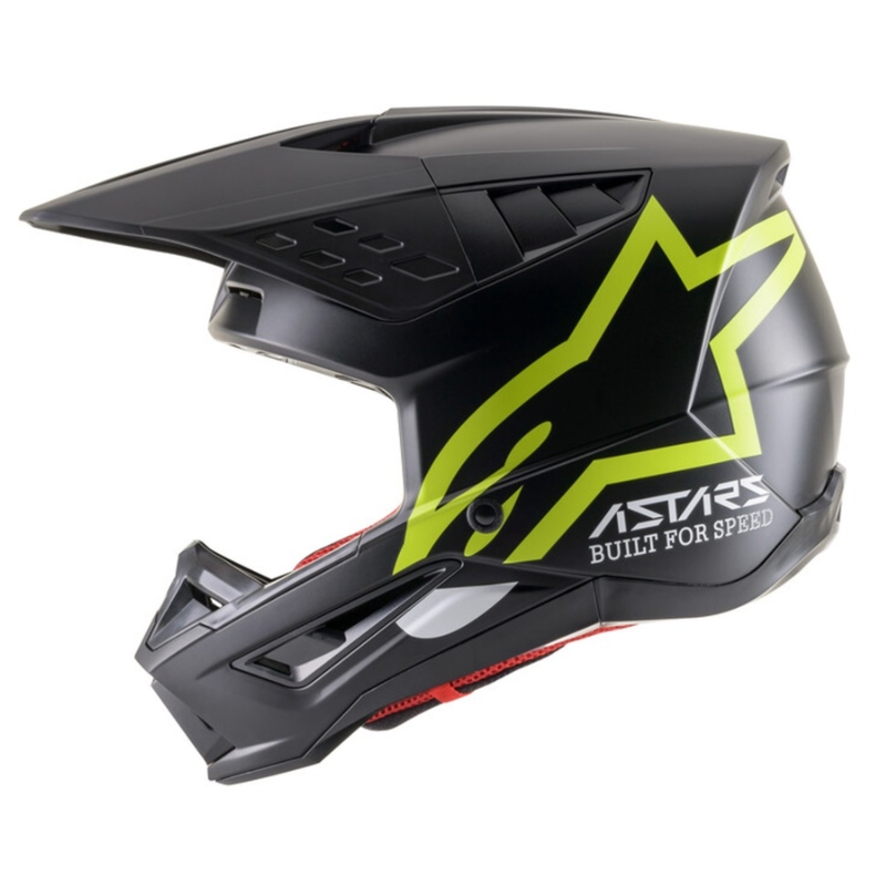 Alpinestars S-M5 Compass motokros kaciga crno-fluo žuta